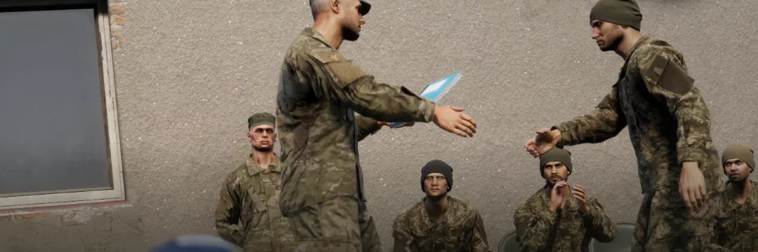 A new member receiving his certificate
