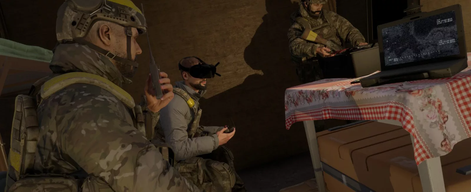 ANVIL drone pilots at work